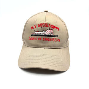 Cobra M/V Mississippi Corps of Engineers Tan Snapback Cap